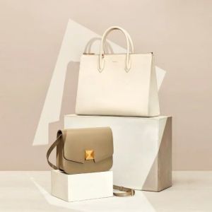 Plain Ladies Leather Handbags Modern Standard