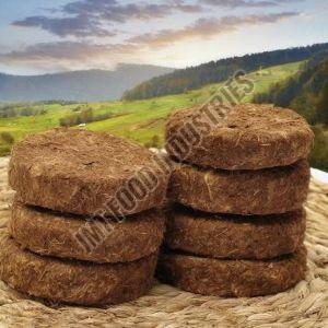 Round Cow Dung Cake