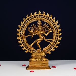 Antique Brass Natraj Idol