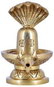 Gold Brass Lord Shiva Lingam