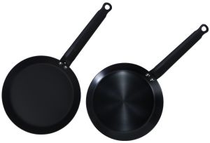 Nitriding 10 Inch Round Carbon Steel Frypan