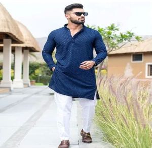 Mens Cotton Kurta Pajama