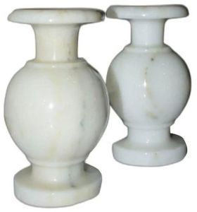 Plain Marble Flower Pots