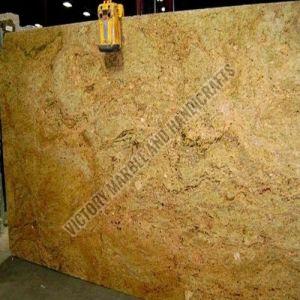 Polished Golden Granite Slabs Standard for Construction