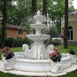 Polished Marble Antique Fountain, Power Source : Electric for Garden