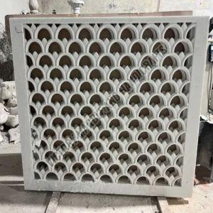 Polished Carved Modern Marble Jali, Color : White for Construction