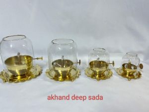 Brass Akhand Stand Diya