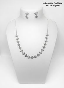 Plain Polished 925 Silver Lightweight Necklace, Brand Name : Sunbera