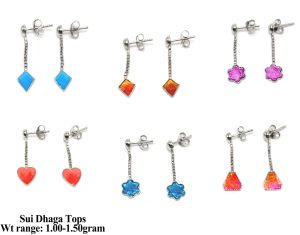 92.5 Silver Sui Dhaga Tops