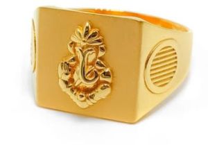 92% Gold Paper Casting Gents Ring Plain