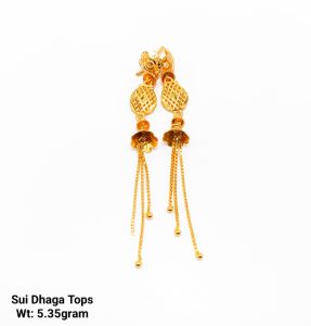 92% Gold Sui Dhaga Tops