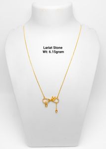 Polished Lariat Stone Gold Jewelry All, Brand Name : Sunbera