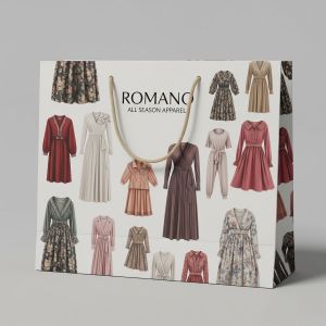 Plain & Printed Paper Bag For Clothing, Capacity : 5kg