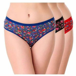 Cotton Printed Panty, Color : Multicolor for Underwear