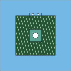 Disposable Knee O Drape