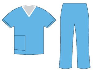 Sky Blue Scrubs Suits