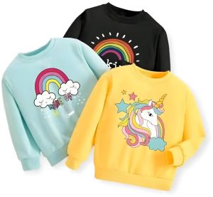 Girls Full Sleeves Sweatshirt