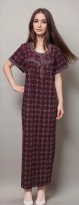 Printed Ladies Cotton Nighty XXL, XL, M, Technics : Machine Made
