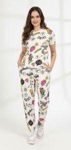 Ladies Printed Night Suit