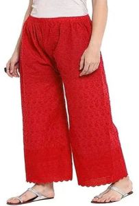 Polyester Ladies Embroidered Palazzo Party Wear