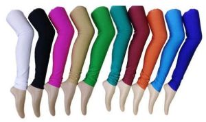 Lycra Cotton Straight Fit Ladies Plain Leggings