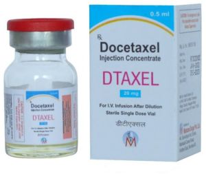 Docetaxel Injection, Form : Liquid, Purity : 99.99%.