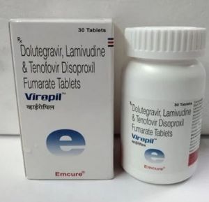 Dolutegravir Lamivudine And Tenofovir Disoproxil Fumarate Tablet