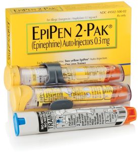 Epipen Injection Standard, Active Ingredient : Epinephrine