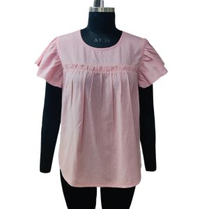 Plain Cotton Women Blouses, Color : Multiple