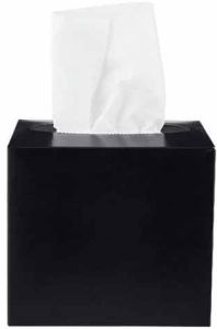 Black Boutique Tissue Paper Box