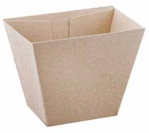 brown endura chip paper cup