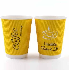 Design Ripple Wrap Hot Coffee Cup