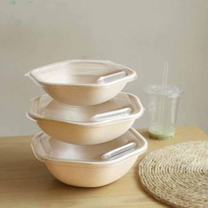 Eco Bagasse Hexagon Bowl
