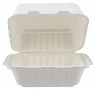 Eco Square Bagasse Burger Box