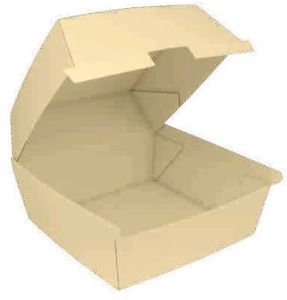 Plain Brown Corrugated Cup Cake Box