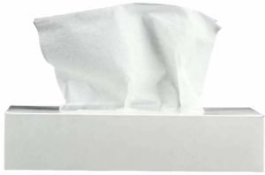 Snow White Tissue Paper Box