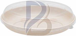 Bagasse Oval Containers, Color : Natural Brown