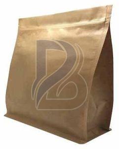 Brown PE Coated Burger Paper Pouch