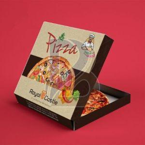Corrugated Pizza Box, Color : Brown