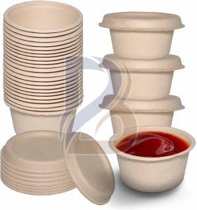 Eco Bagasse Souffle Cup, Color : Natural Brown