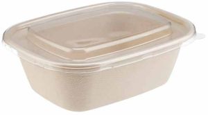 Wheat Straw PP Lid Bagasse Container
