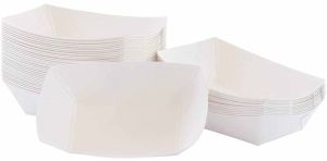 White Paper Food Tray