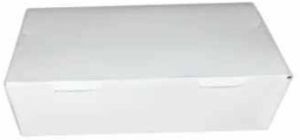 White Plain Paper Lunch Box