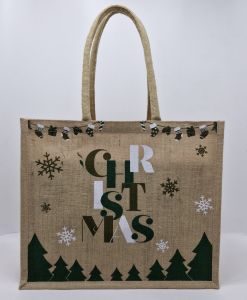 Jute Printed Shopping Bags