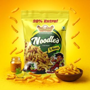 Chittchore Noodles Fried Pallet Snacks, Color : Golden Brown
