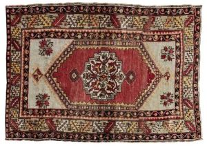 Antique Turkish Handmade Woolen Carpet