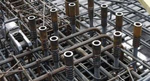 Steel Rebar Coupler For Construction, Color : Silver