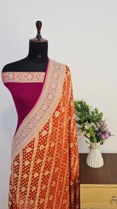 Khadi Georgette Banarasi Saree