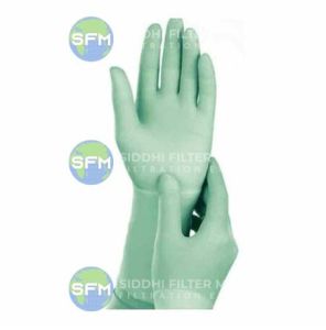 Plain Nitrile Rubber Sterile Latex Glove, Size : Free