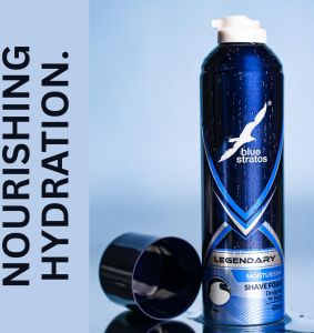 Blue Stratos Legendary Shave Foam - 400ml